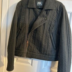 Roots Quilted Bomber Jacket